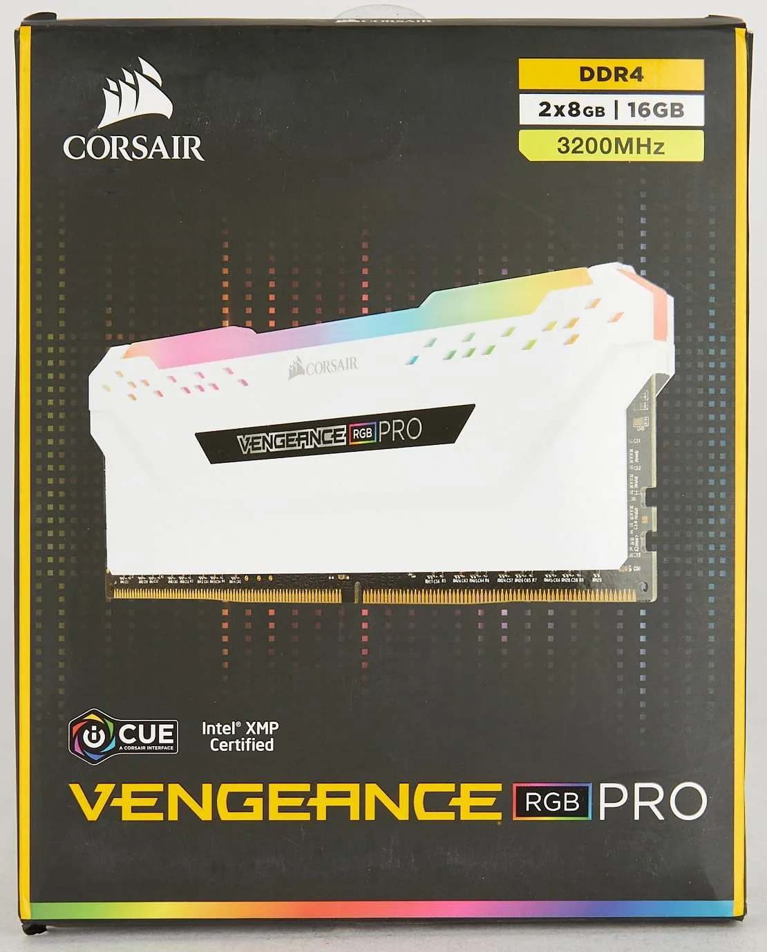 حافظه دسکتاپ کرسیر Vengeance RGB Pro 16GB 2x8GB DDR4 3200MHz C16 LED سفید، CMW16GX4M2C3200C16W حافظه دسکتاپ کرسیر Vengeance RGB Pro 16GB 2x8GB DDR4 3200MHz C16 LED سفید، CMW16GX4M2C3200C16W