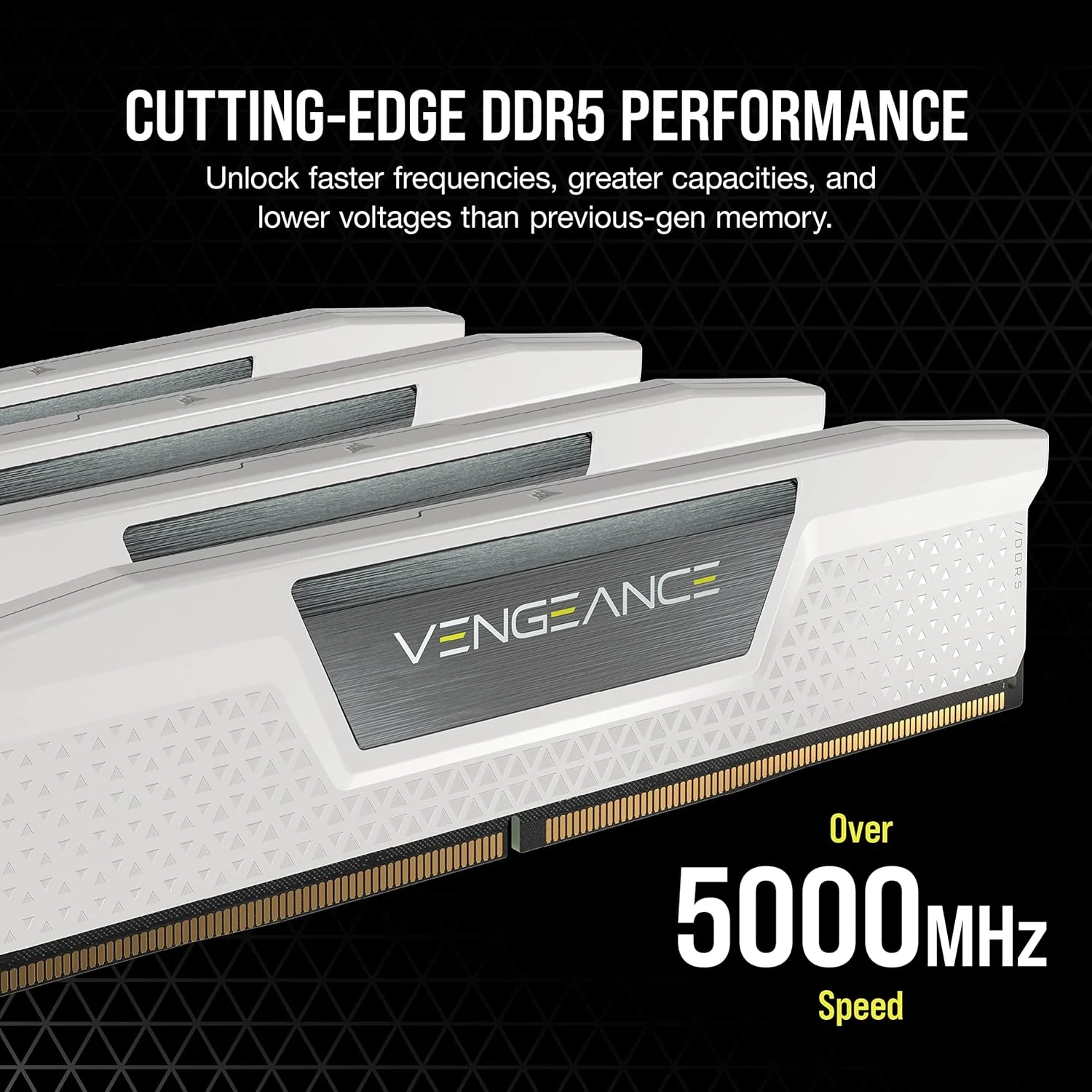 رم کامپیوتر DDR5 کرسیر VENGEANCE با ظرفیت 64 گیگابایت (2x32GB) فرکانس 5200 مگاهرتز CL40 سازگار با Intel XMP و iCUE - سفید (CMK64GX5M2B5200C40W) رم کامپیوتر DDR5 کرسیر VENGEANCE با ظرفیت 64 گیگابایت (2x32GB) فرکانس 5200 مگاهرتز CL40 سازگار با Intel XMP و iCUE - سفید (CMK64GX5M2B5200C40W)
