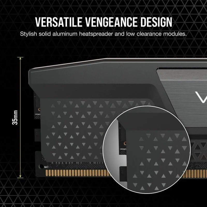 رم کامپیوتر CORSAIR VENGEANCE DDR5 با ظرفیت 16 گیگابایت (2x8GB) 5200MHz CL40 Intel XMP iCUE سازگار - مشکی (CMK16GX5M2B5200C40) رم کامپیوتر CORSAIR VENGEANCE DDR5 با ظرفیت 16 گیگابایت (2x8GB) 5200MHz CL40 Intel XMP iCUE سازگار - مشکی (CMK16GX5M2B5200C40)