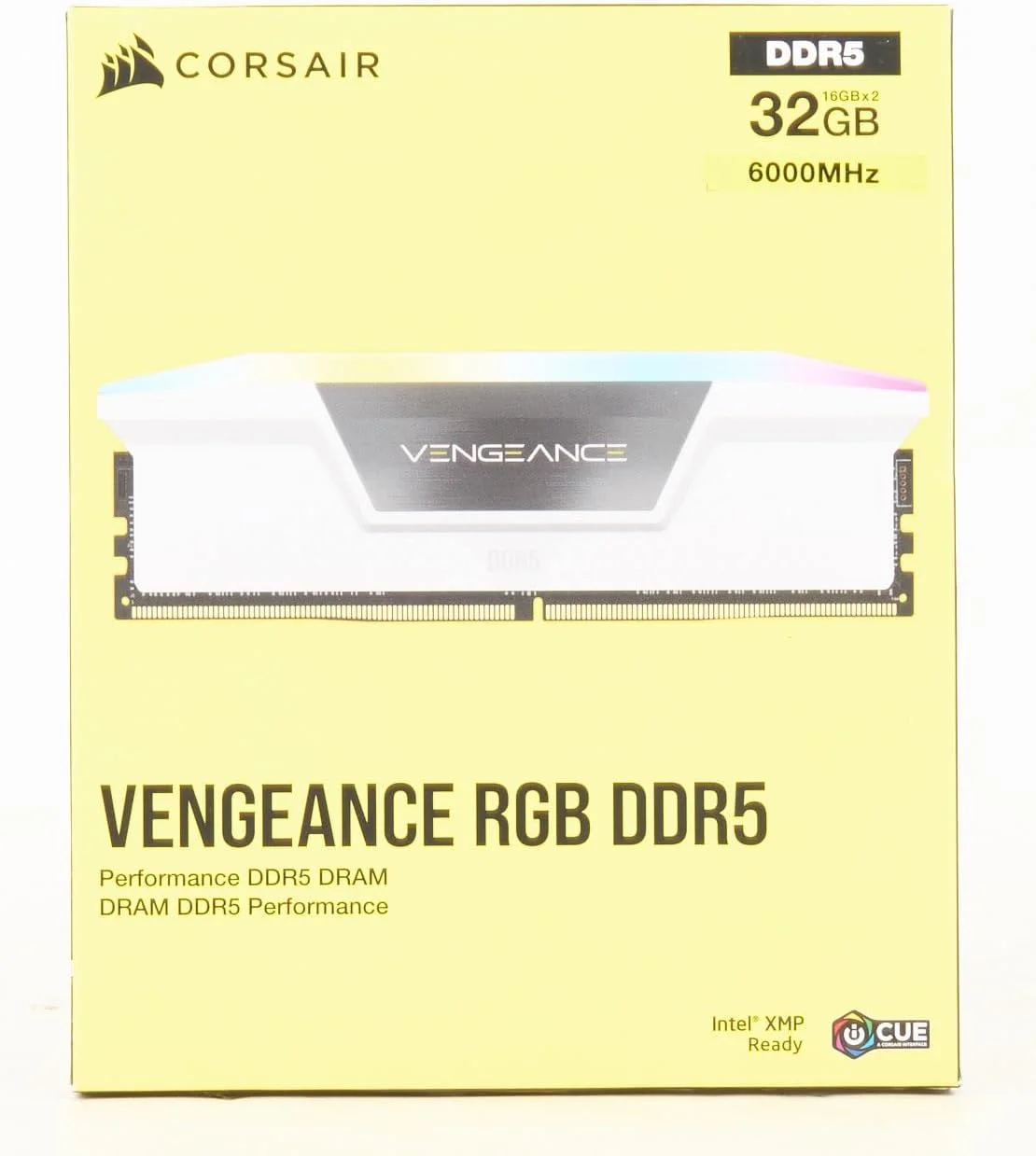 رم کامپیوتر DDR5 32 گیگابایتی (2x16 گیگابایت) 6000 مگاهرتز CL40 کرسیر VENGEANCE RGB، سازگار با Intel XMP iCUE - سفید (CMH32GX5M2B6000C40W) رم کامپیوتر DDR5 32 گیگابایتی (2x16 گیگابایت) 6000 مگاهرتز CL40 کرسیر VENGEANCE RGB، سازگار با Intel XMP iCUE - سفید (CMH32GX5M2B6000C40W)