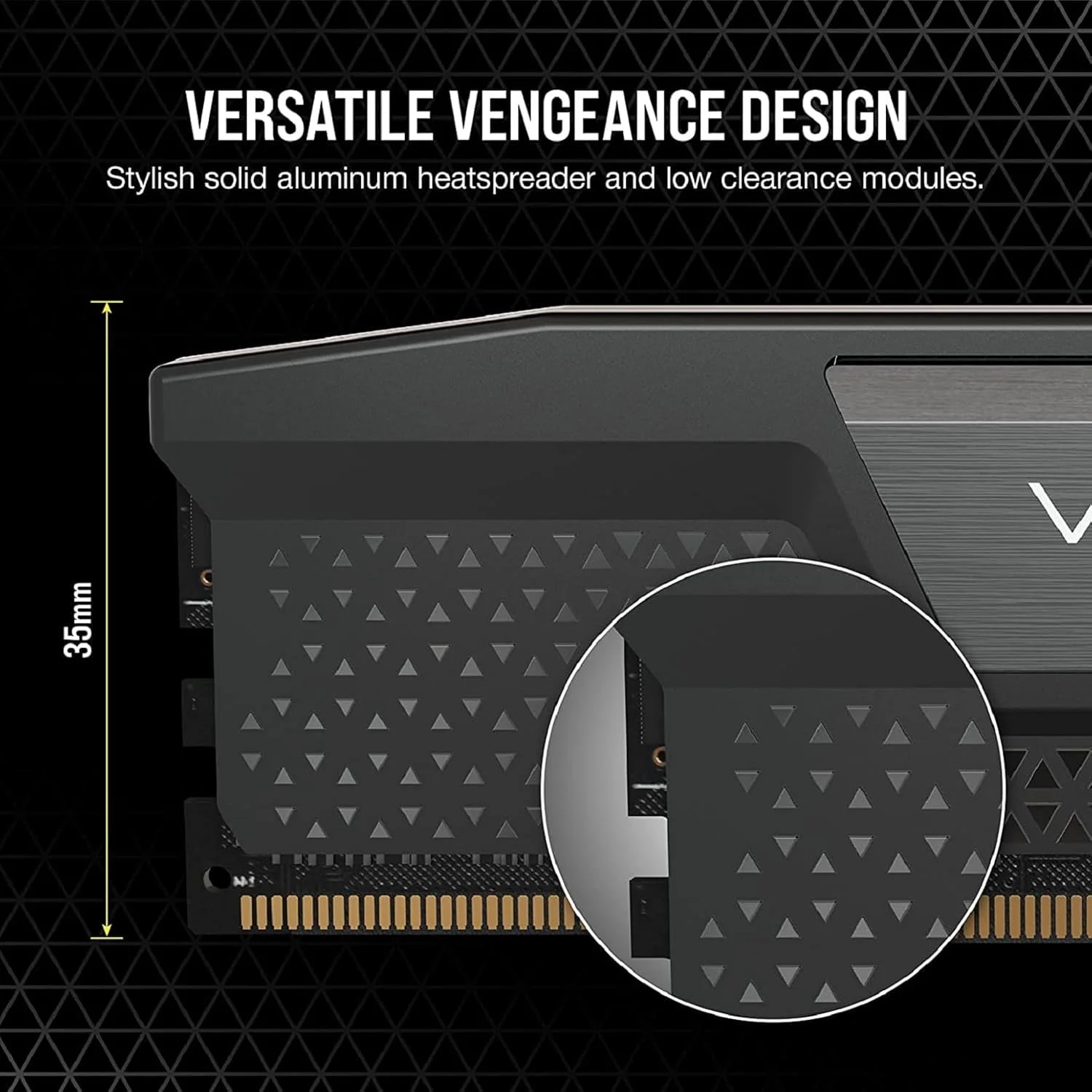 رم کورسیر VENGEANCE DDR5 2 عدد 16 گیگابایتی (32 گیگابایت) DDR5 6400 CL32-40-40-84 1.40V Intel XMP - مشکی