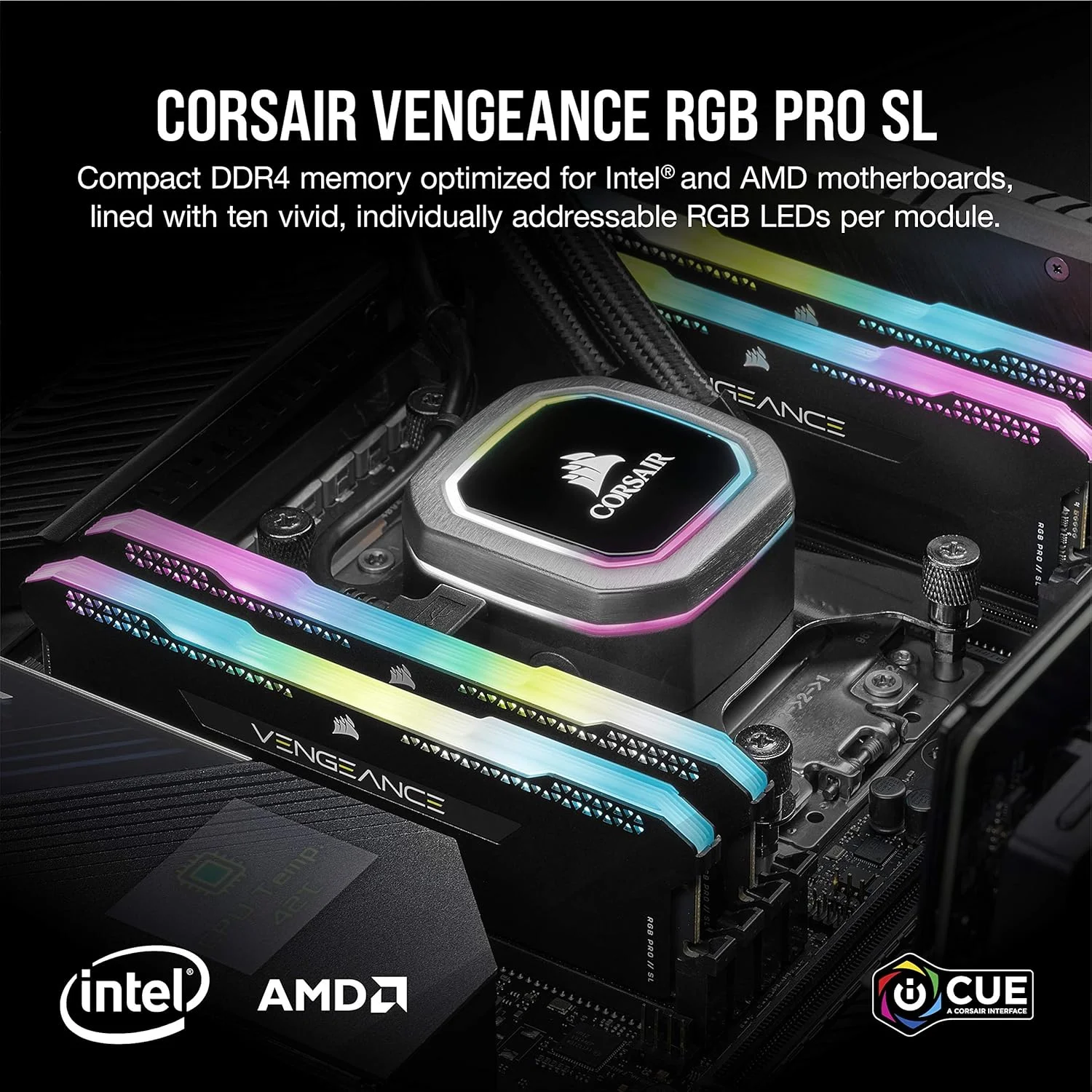 ماژول حافظه کرسیر Vengeance CMH32GX4M2D3600C18 ظرفیت 32 گیگابایت (2 عدد 16 گیگابایتی) DDR4 3600 مگاهرتز
