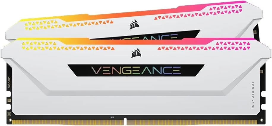 کیت ارتقاء نور CORSAIR VENGEANCE RGB PRO SL DDR4 RAM (بدون حافظه فیزیکی) - سفید
