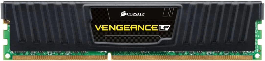 کیت حافظه دسکتاپ کرسیر Vengeance LP Series با ظرفیت 4 گیگابایت (1x4GB) DIMM DDR3 1600 (PC3-12800) C9 1.5V - مشکی