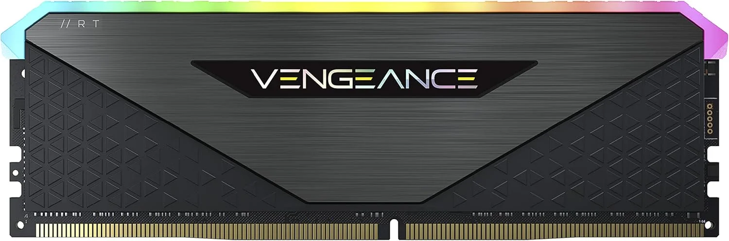 رم دسکتاپ 32 گیگابایتی (4x8GB) CORSAIR VENGEANCE RGB RT DDR4 3600 (PC4-28800) C18 1.35V