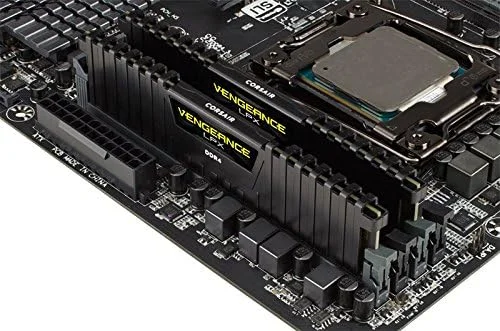 رم دسکتاپ 16 گیگابایتی (2x8GB) DDR4 3600 کورسیر مدل VENGEANCE LPX - مشکی