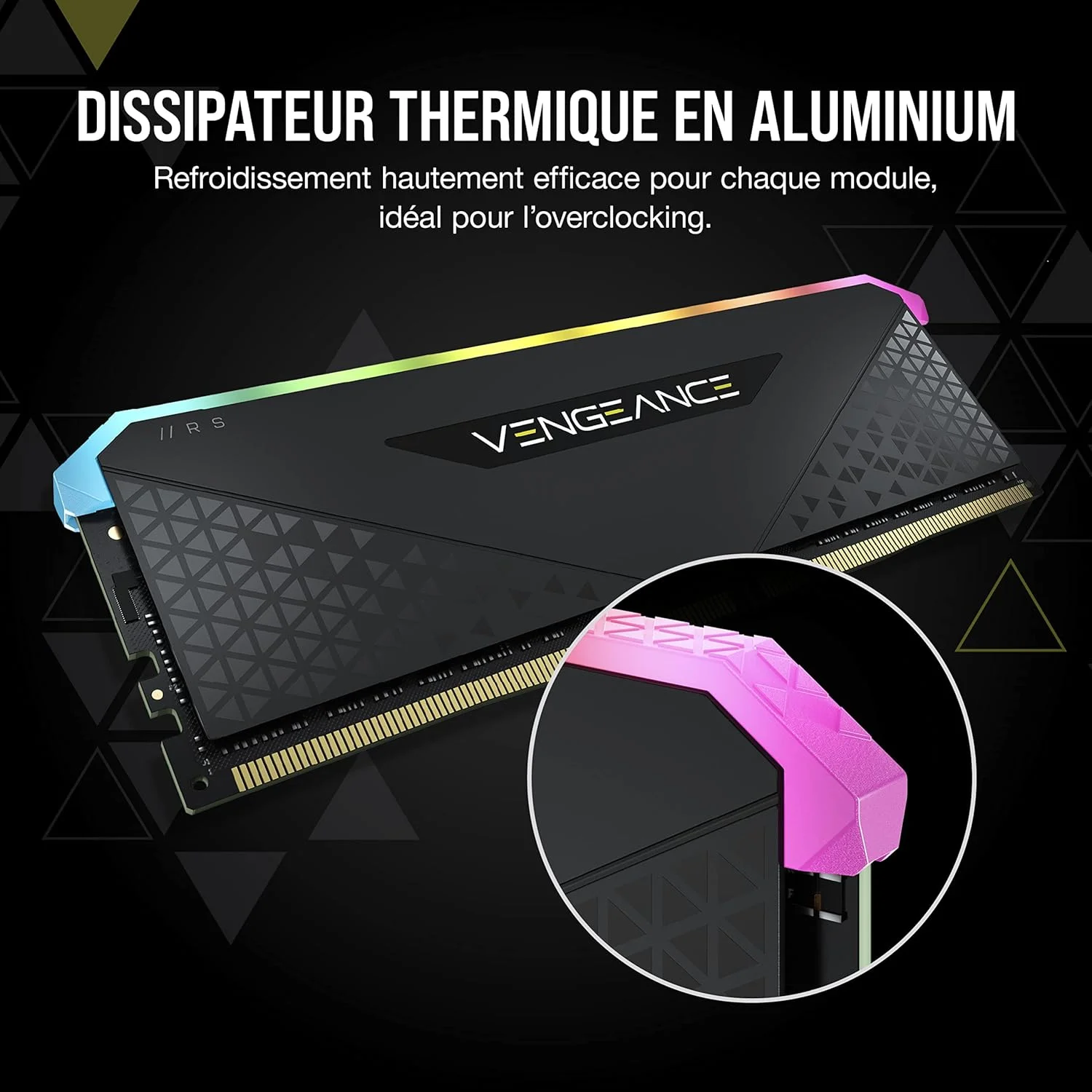 رم دسکتاپ 16 گیگابایتی (2x8GB) CORSAIR VENGEANCE RGB RS DDR4 3200 (PC4-25600) C16 1.35V