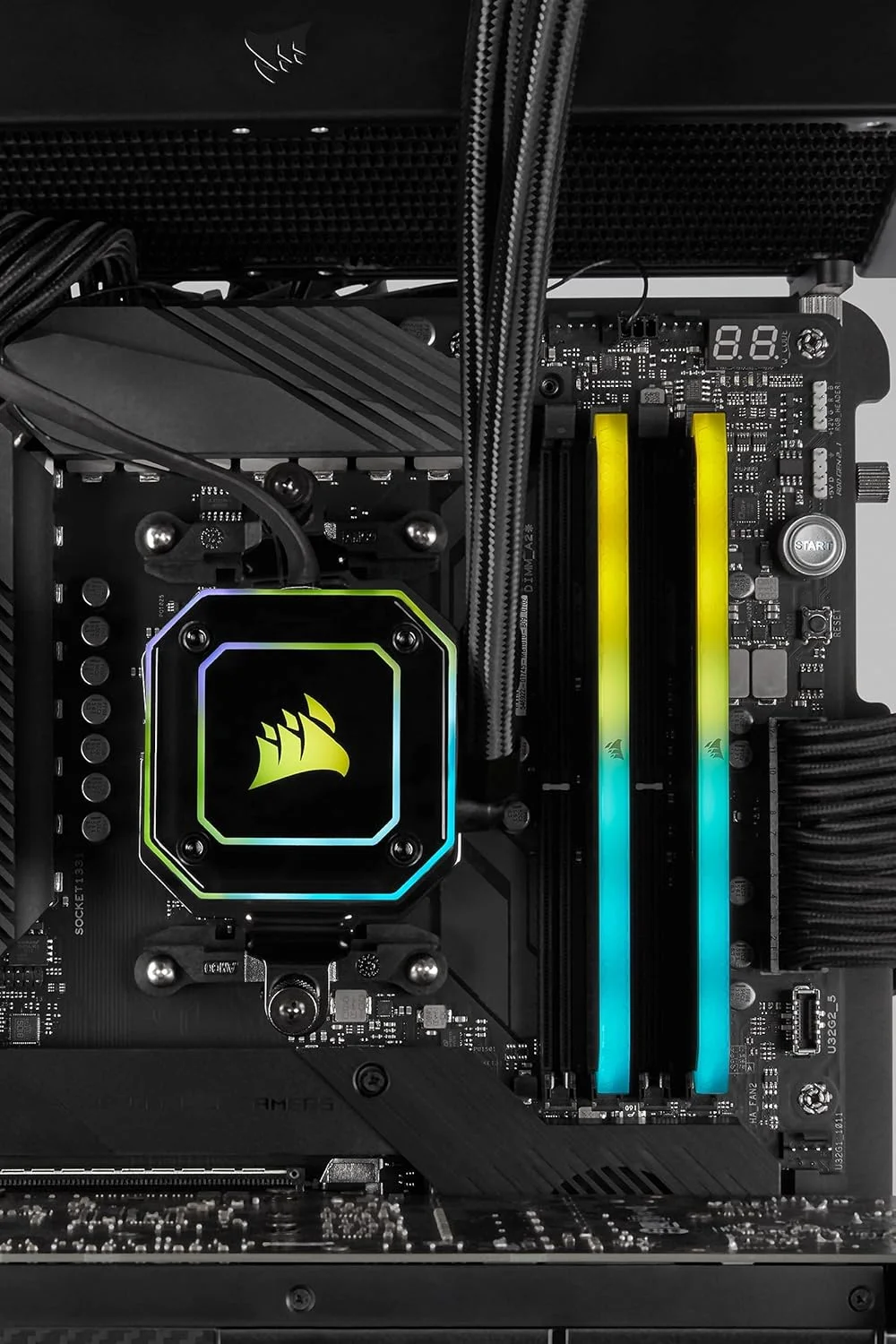 رم دسکتاپ 16 گیگابایتی (2x8GB) CORSAIR VENGEANCE RGB RS DDR4 3200 (PC4-25600) C16 1.35V