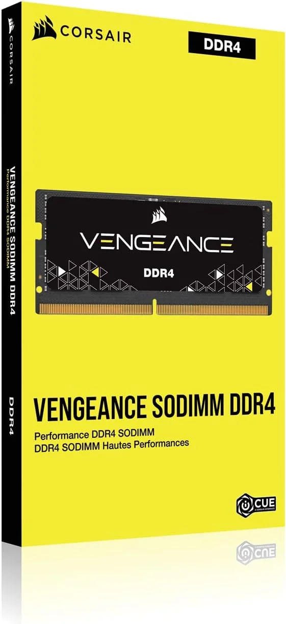کیت حافظه رم کرسیر Vengeance SODIMM با ظرفیت 16 گیگابایت (2 عدد 8 گیگابایتی) DDR4 2933 (PC4-23400) با تاخیر CL19 و ولتاژ 1.2 ولت
