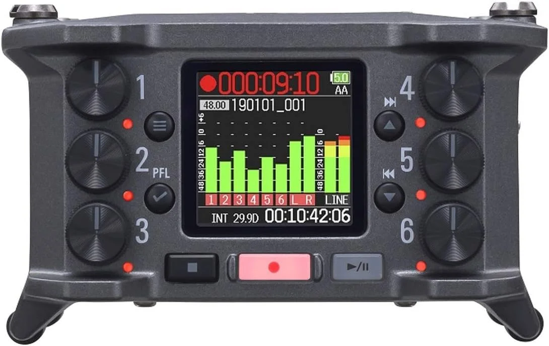 دستگاه ضبط صدا زوم F6 MultiTrack - مبدل های دوگانه A/D