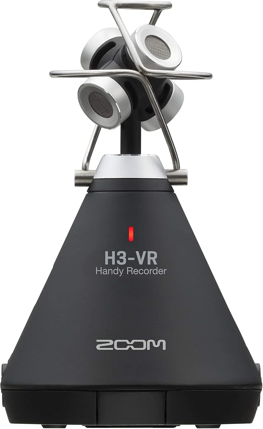 ضبط کننده صدای 360 درجه Zoom H3-VR، ضبط صدا به صورت Ambisonics، Binaural و استریو، با باتری کار می کند، ضبط بر روی کارت SD، کنترل بی سیم، برای واقعیت مجازی و ویدئو صدای فراگیر، موسیقی و استریم