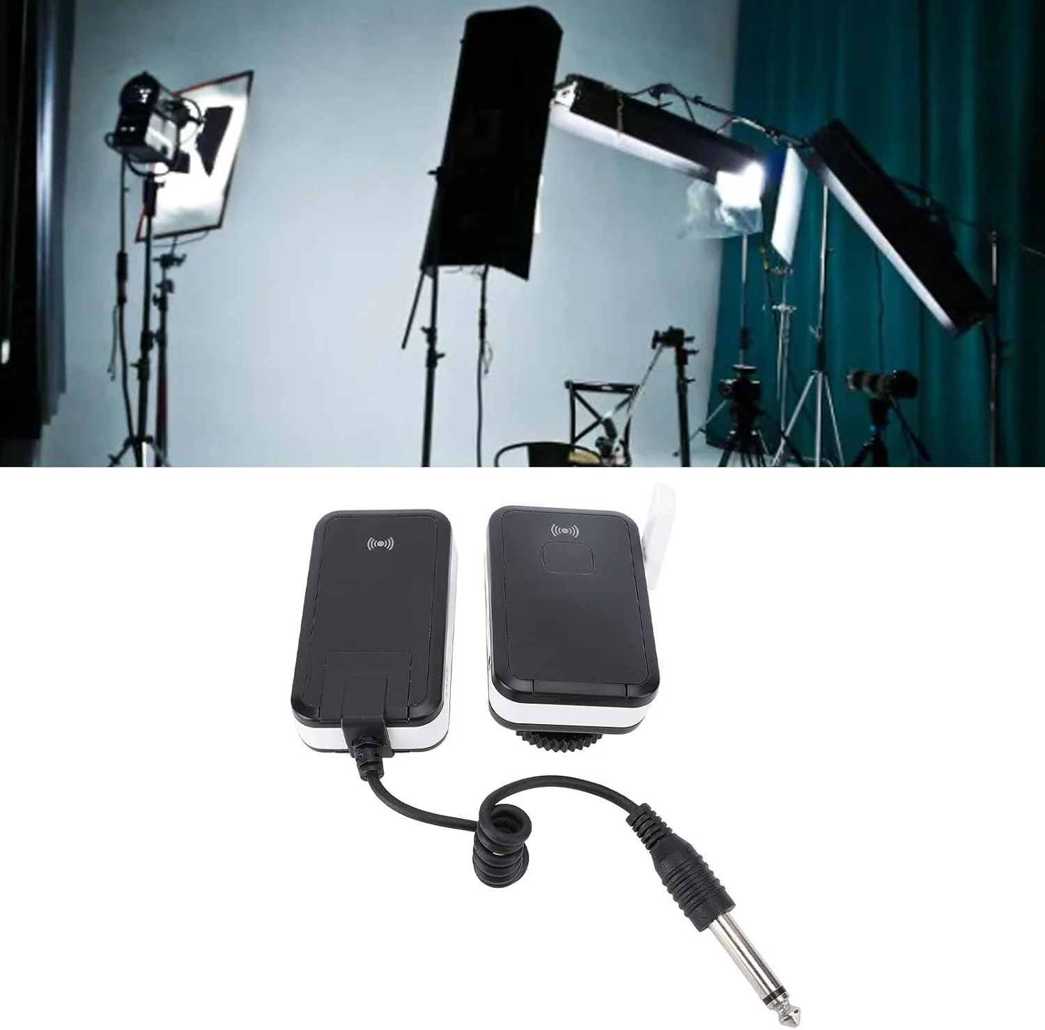 کیت گیرنده فرستنده فلاش رادیویی بی سیم، تریگر از راه دور 16 کاناله 2.4G با پلاگین تریگر 6.35+3.5، فرستنده گیرنده فلاش بی سیم کیت گیرنده فرستنده فلاش رادیویی بی سیم، تریگر از راه دور 16 کاناله 2.4G با پلاگین تریگر 6.35+3.5، فرستنده گیرنده فلاش بی سیم