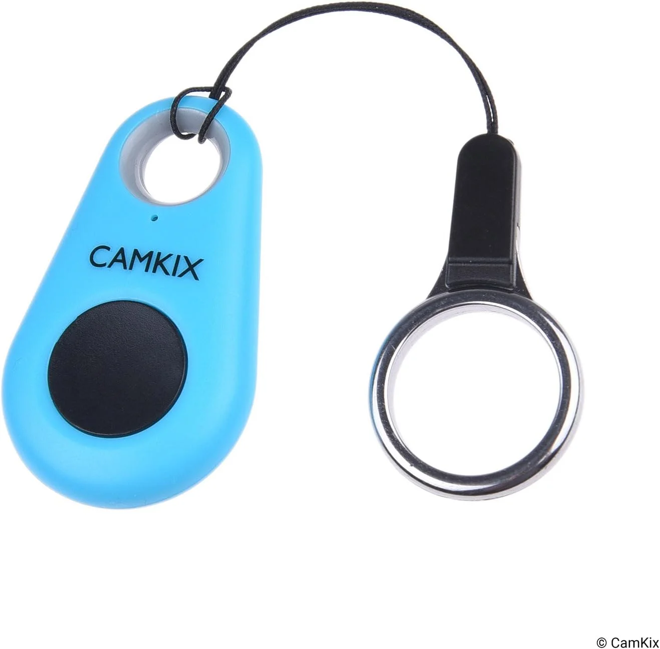 ریموت کنترل شاتر دوربین CamKix با فناوری بی سیم بلوتوث - مدل قطره ای - سازگار با آیفون/اندروید - کنترل تک دکمه - شامل کارابین و بند گردنی با حلقه جداشدنی ریموت کنترل شاتر دوربین CamKix با فناوری بی سیم بلوتوث - مدل قطره ای - سازگار با آیفون/اندروید - کنترل تک دکمه - شامل کارابین و بند گردنی با حلقه جداشدنی