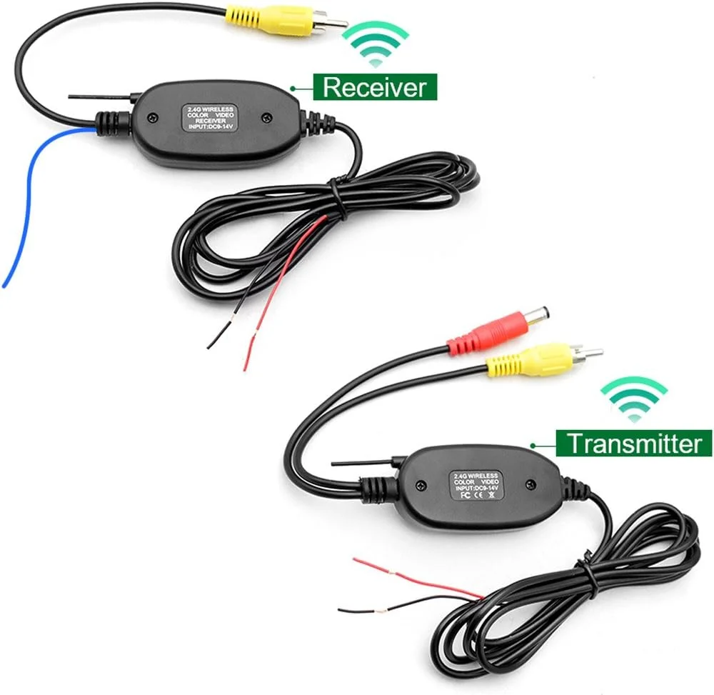 کیت فرستنده و گیرنده ویدئویی بی سیم 2.4 گیگاهرتز Berlingan RCA برای دوربین دنده عقب خودرو، مانیتور، دوربین، دی وی دی، جی پی اس، آداپتور ماژول پخش رادیو خودرو کیت فرستنده و گیرنده ویدئویی بی سیم 2.4 گیگاهرتز Berlingan RCA برای دوربین دنده عقب خودرو، مانیتور، دوربین، دی وی دی، جی پی اس، آداپتور ماژول پخش رادیو خودرو