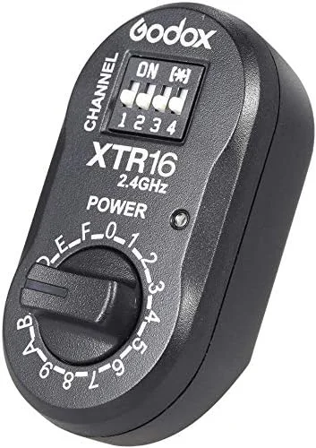 گیرنده فلاش کنترل از راه دور بی سیم GODOX XTR-16 2.4G برای فرستنده X1C X1N XT-16، فلاش بیرونی Godox Witstro، سری Quicker D/QT/QS/Gemini GT/Gemini GS/DE و DP گیرنده فلاش کنترل از راه دور بی سیم GODOX XTR-16 2.4G برای فرستنده X1C X1N XT-16، فلاش بیرونی Godox Witstro، سری Quicker D/QT/QS/Gemini GT/Gemini GS/DE و DP