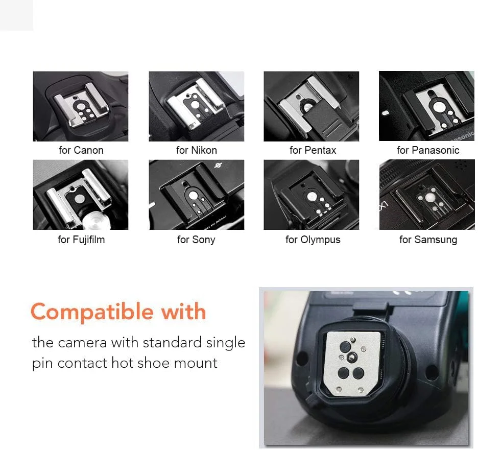 فلاش تریگر بیسیم AODELAN برای Canon، Sony، Nikon، Olympus، Fujifilm، Panasonic، Samsung جایگزین P-rofoto 901031 Air Remote فلاش تریگر بیسیم AODELAN برای Canon، Sony، Nikon، Olympus، Fujifilm، Panasonic، Samsung جایگزین P-rofoto 901031 Air Remote