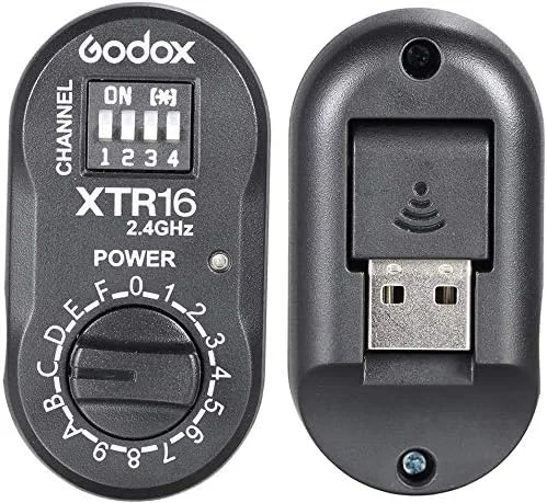 گیرنده فلاش کنترل از راه دور بی سیم GODOX XTR-16 2.4G برای فرستنده X1C X1N XT-16، فلاش بیرونی Godox Witstro، سری Quicker D/QT/QS/Gemini GT/Gemini GS/DE و DP گیرنده فلاش کنترل از راه دور بی سیم GODOX XTR-16 2.4G برای فرستنده X1C X1N XT-16، فلاش بیرونی Godox Witstro، سری Quicker D/QT/QS/Gemini GT/Gemini GS/DE و DP