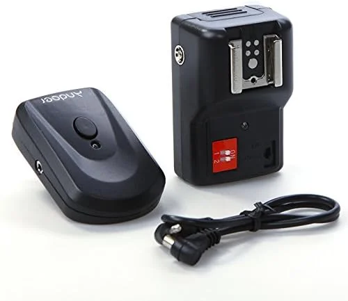 فلاش تریگر یونیورسال Andoer 4 کانال بی سیم از راه دور اسپیدلایت فلاش تریگر یونیورسال 1 فرستنده و 1 گیرنده فلاش تریگر یونیورسال Andoer 4 کانال بی سیم از راه دور اسپیدلایت فلاش تریگر یونیورسال 1 فرستنده و 1 گیرنده