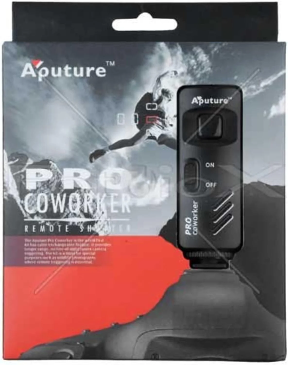 ریموت بی‌سیم Aputure Pro Coworker، شاتر رادیویی RF برای Canon EOS Digital Rebel t1i, t2i, xt, xti, xs, xsi 300d, 350d, 400d, 450d, 500d, 550d, 1000d، کاملاً سازگار با Canon RS 60-E3