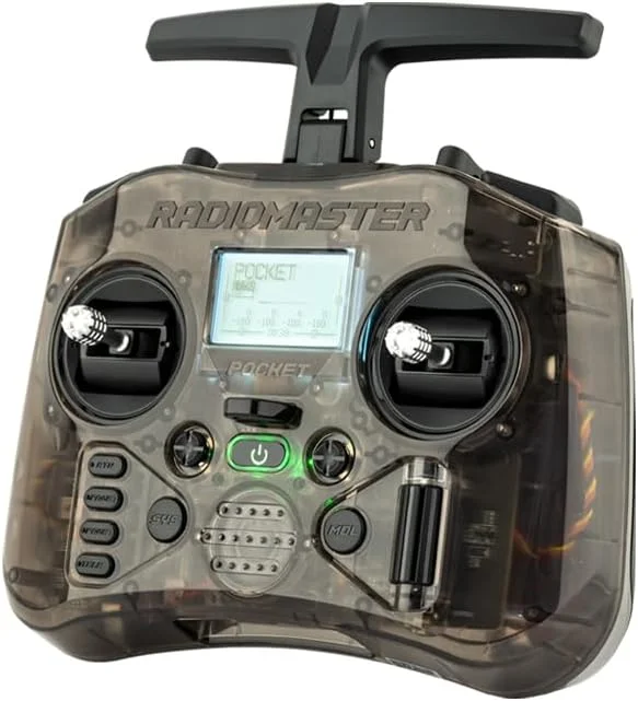 ریموت کنترل رادیو مستر پاکت RotorLogic، گیمبال هال، EdgeTX، چراغ LED داخلی، حالت 2 (ذغالی، CC2500) ریموت کنترل رادیو مستر پاکت RotorLogic، گیمبال هال، EdgeTX، چراغ LED داخلی، حالت 2 (ذغالی، CC2500)
