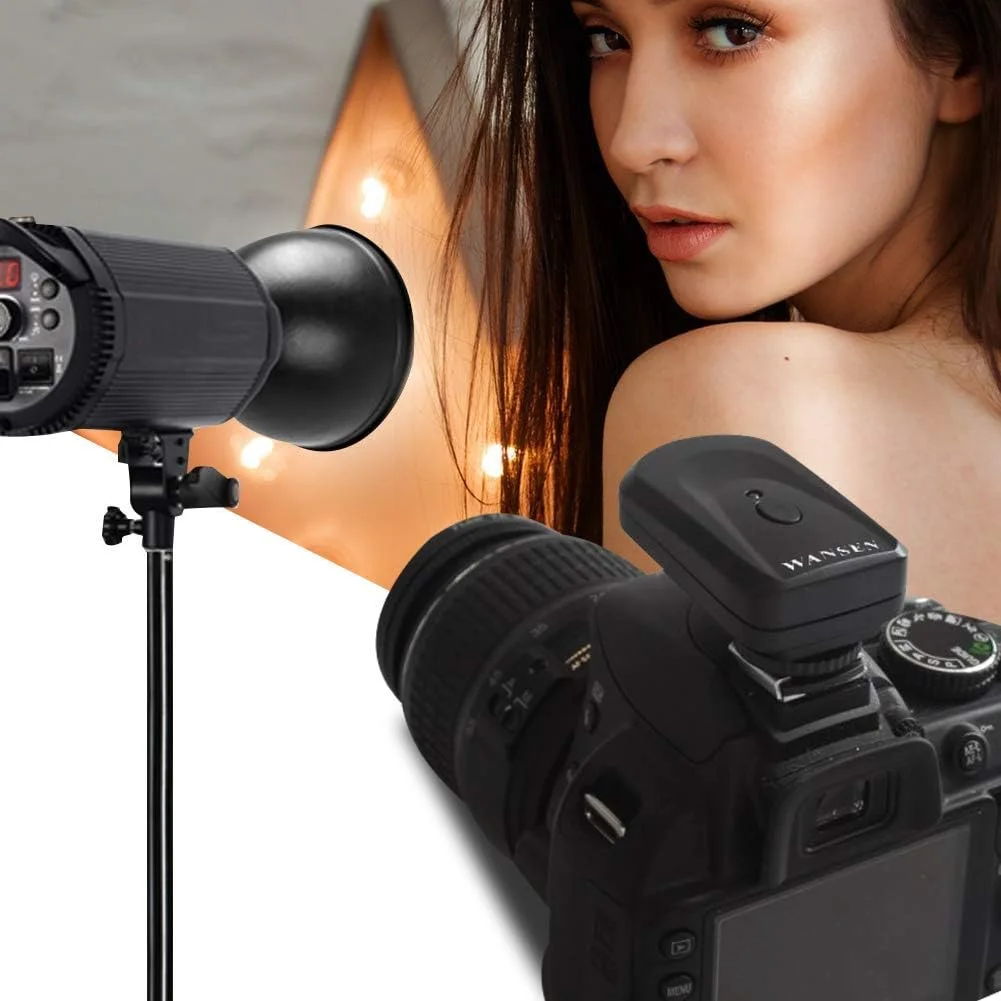 فلاش تریگر GQCQGS، فلاش تریگر رادیویی بی سیم استودیویی AC-04 کاناله برای دوربین DSLR با نقطه اتصال کفشک گرم مشکی فلاش تریگر GQCQGS، فلاش تریگر رادیویی بی سیم استودیویی AC-04 کاناله برای دوربین DSLR با نقطه اتصال کفشک گرم مشکی