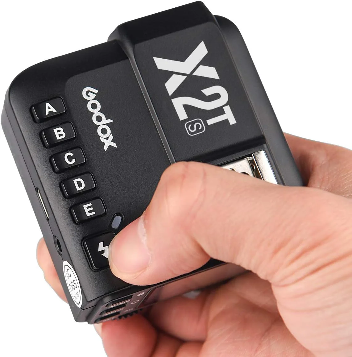 فرستنده بیسیم TTL گودکس X2T-S، همگامسازی پرسرعت 1/8000 ثانیه، فرستنده TTL 2.4G، سازگار با دوربینهای DSLR سونی (X2T-S) فرستنده بیسیم TTL گودکس X2T-S، همگامسازی پرسرعت 1/8000 ثانیه، فرستنده TTL 2.4G، سازگار با دوربینهای DSLR سونی (X2T-S)