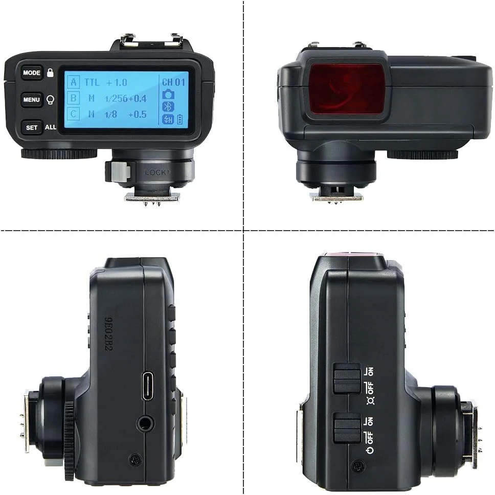فلاش تریگر وایرلس TTL گودکس X2T-O برای دوربین های Olympus/Panasonic 2.4G با سرعت 1/8000 ثانیه HSS TTL و عملکرد دستی به همراه دستمال تمیز کننده (X2T-O) فلاش تریگر وایرلس TTL گودکس X2T-O برای دوربین های Olympus/Panasonic 2.4G با سرعت 1/8000 ثانیه HSS TTL و عملکرد دستی به همراه دستمال تمیز کننده (X2T-O)