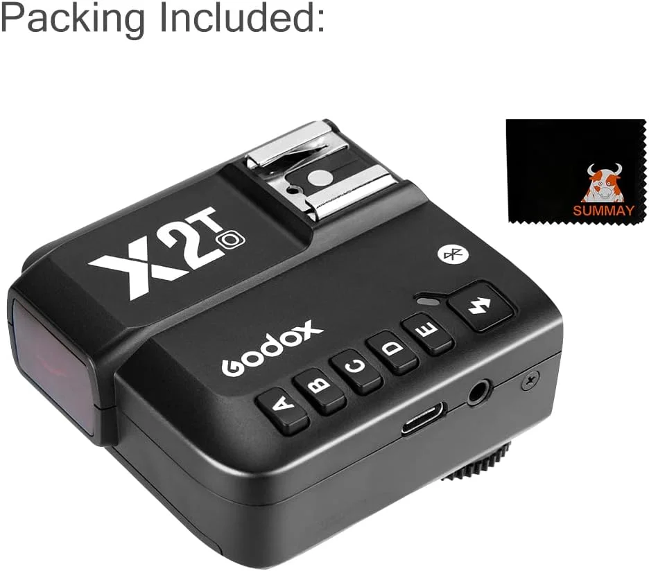 فلاش تریگر وایرلس TTL گودکس X2T-O برای دوربین های Olympus/Panasonic 2.4G با سرعت 1/8000 ثانیه HSS TTL و عملکرد دستی به همراه دستمال تمیز کننده (X2T-O) فلاش تریگر وایرلس TTL گودکس X2T-O برای دوربین های Olympus/Panasonic 2.4G با سرعت 1/8000 ثانیه HSS TTL و عملکرد دستی به همراه دستمال تمیز کننده (X2T-O)