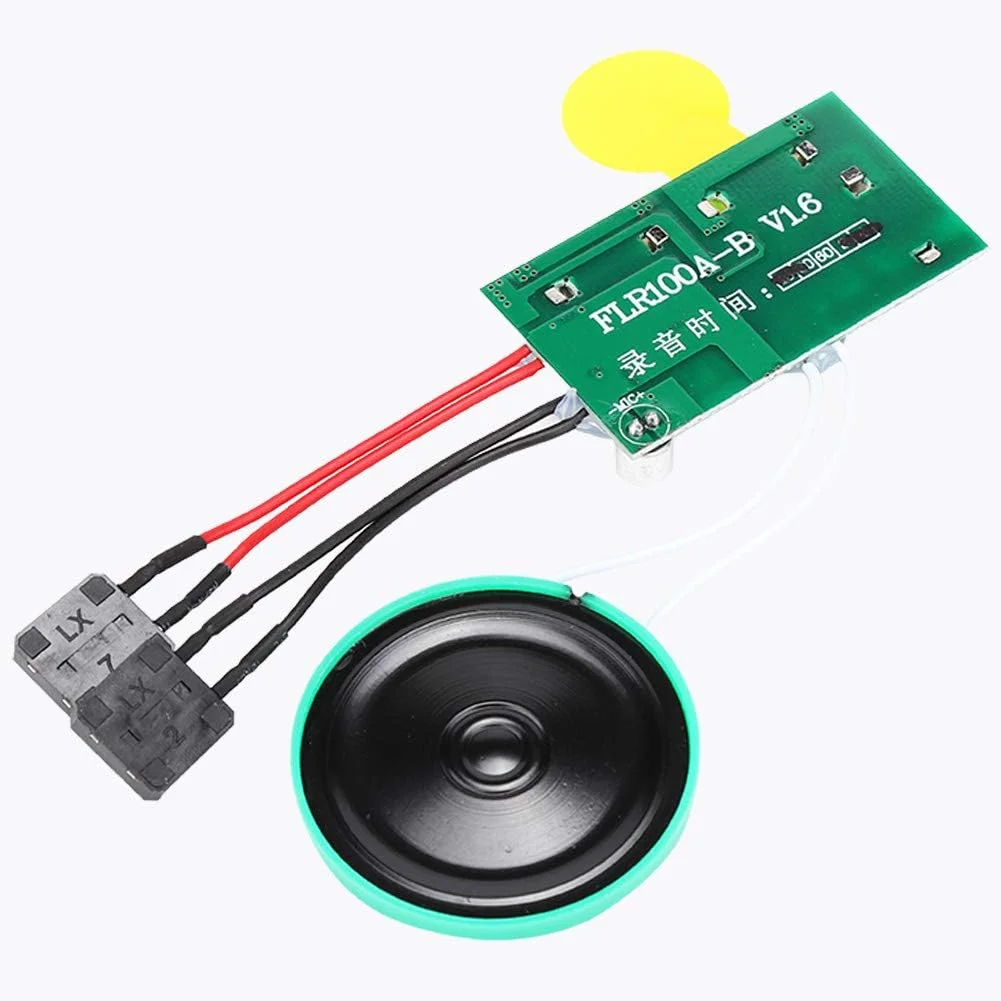 ماژول کارت پستال تبریک DIY مدل VELATEMOR با قابلیت ضبط صدا 60 ثانیه، چیپ صدا برای کارت پستال تبریک DIY، پشتیبانی از ضبط صدا، ضبط کننده رادیویی، مناسب برای جعبه ها و صنایع دستی (#2)