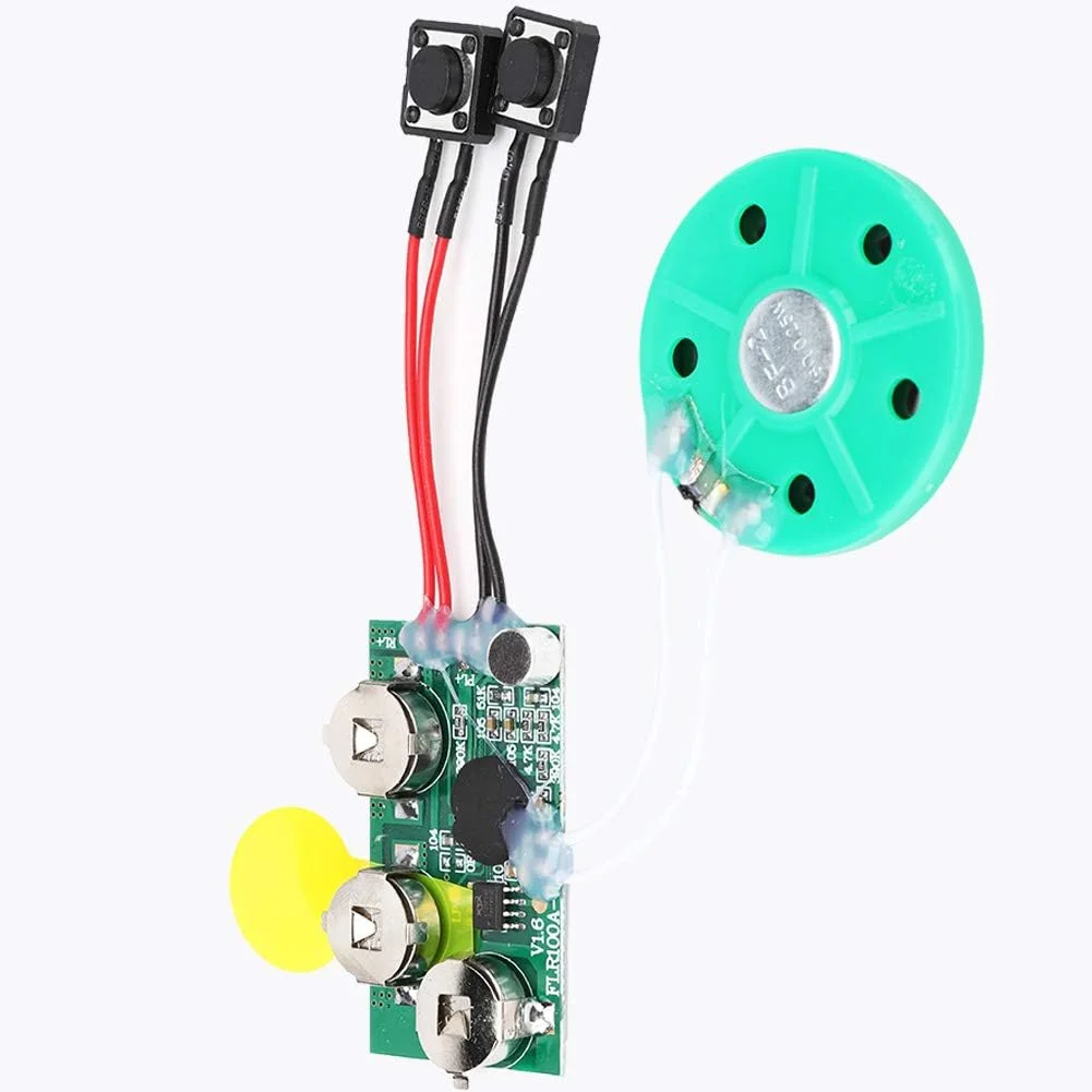 ماژول کارت پستال تبریک DIY مدل VELATEMOR با قابلیت ضبط صدا 60 ثانیه، چیپ صدا برای کارت پستال تبریک DIY، پشتیبانی از ضبط صدا، ضبط کننده رادیویی، مناسب برای جعبه ها و صنایع دستی (#2) ماژول کارت پستال تبریک DIY مدل VELATEMOR با قابلیت ضبط صدا 60 ثانیه، چیپ صدا برای کارت پستال تبریک DIY، پشتیبانی از ضبط صدا، ضبط کننده رادیویی، مناسب برای جعبه ها و صنایع دستی (#2)