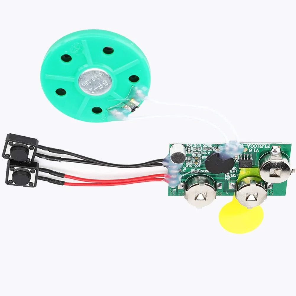 ماژول کارت پستال تبریک DIY مدل VELATEMOR با قابلیت ضبط صدا 60 ثانیه، چیپ صدا برای کارت پستال تبریک DIY، پشتیبانی از ضبط صدا، ضبط کننده رادیویی، مناسب برای جعبه ها و صنایع دستی (#2) ماژول کارت پستال تبریک DIY مدل VELATEMOR با قابلیت ضبط صدا 60 ثانیه، چیپ صدا برای کارت پستال تبریک DIY، پشتیبانی از ضبط صدا، ضبط کننده رادیویی، مناسب برای جعبه ها و صنایع دستی (#2)