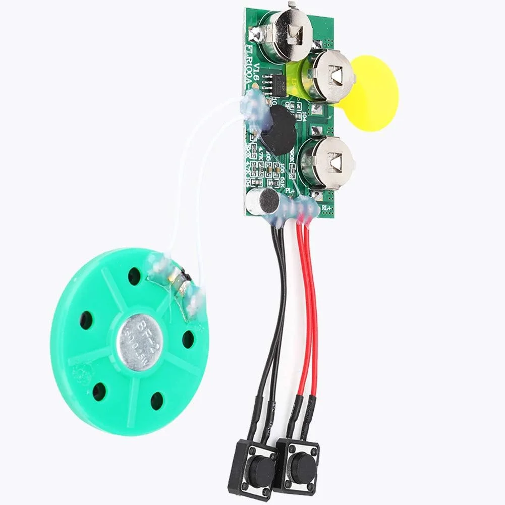 ماژول کارت پستال تبریک DIY مدل VELATEMOR با قابلیت ضبط صدا 60 ثانیه، چیپ صدا برای کارت پستال تبریک DIY، پشتیبانی از ضبط صدا، ضبط کننده رادیویی، مناسب برای جعبه ها و صنایع دستی (#2) ماژول کارت پستال تبریک DIY مدل VELATEMOR با قابلیت ضبط صدا 60 ثانیه، چیپ صدا برای کارت پستال تبریک DIY، پشتیبانی از ضبط صدا، ضبط کننده رادیویی، مناسب برای جعبه ها و صنایع دستی (#2)