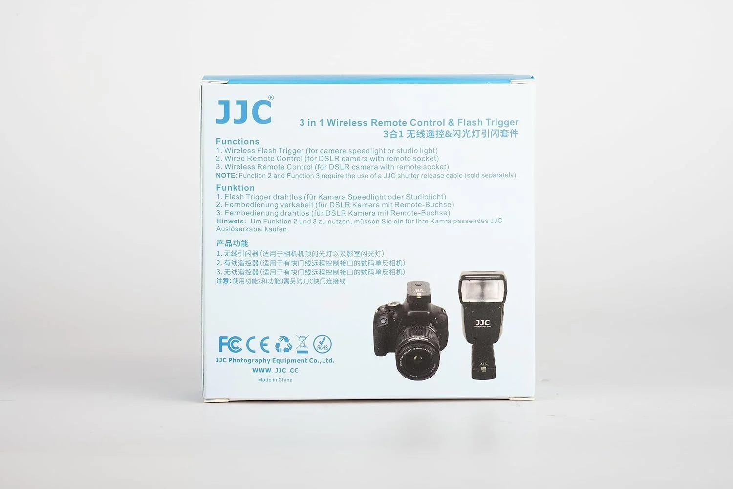 فلاش تریگر JJC، ریموت شاتر بیسیم سازگار با Canon R6 750D 1200D 1300D 200D 100D 800D 760D 70D 77D 80D 700D 1100D 1000D M6 M5 650D 600D 550D 500D 450D 400D 350D 300D 60D 60Da فلاش تریگر JJC، ریموت شاتر بیسیم سازگار با Canon R6 750D 1200D 1300D 200D 100D 800D 760D 70D 77D 80D 700D 1100D 1000D M6 M5 650D 600D 550D 500D 450D 400D 350D 300D 60D 60Da