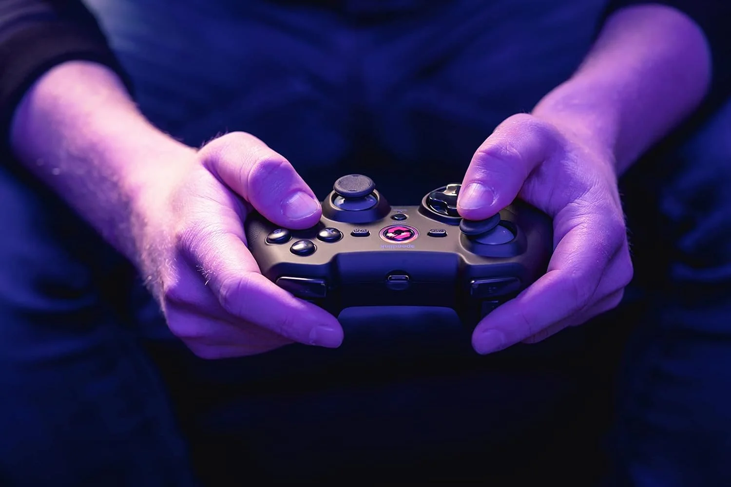 گیم پد بی سیم اسپیدلینک RAIT - گیم پد بی سیم با عملکرد لرزش، برای PC/PS3/Switch، مشکی گیم پد بی سیم اسپیدلینک RAIT - گیم پد بی سیم با عملکرد لرزش، برای PC/PS3/Switch، مشکی