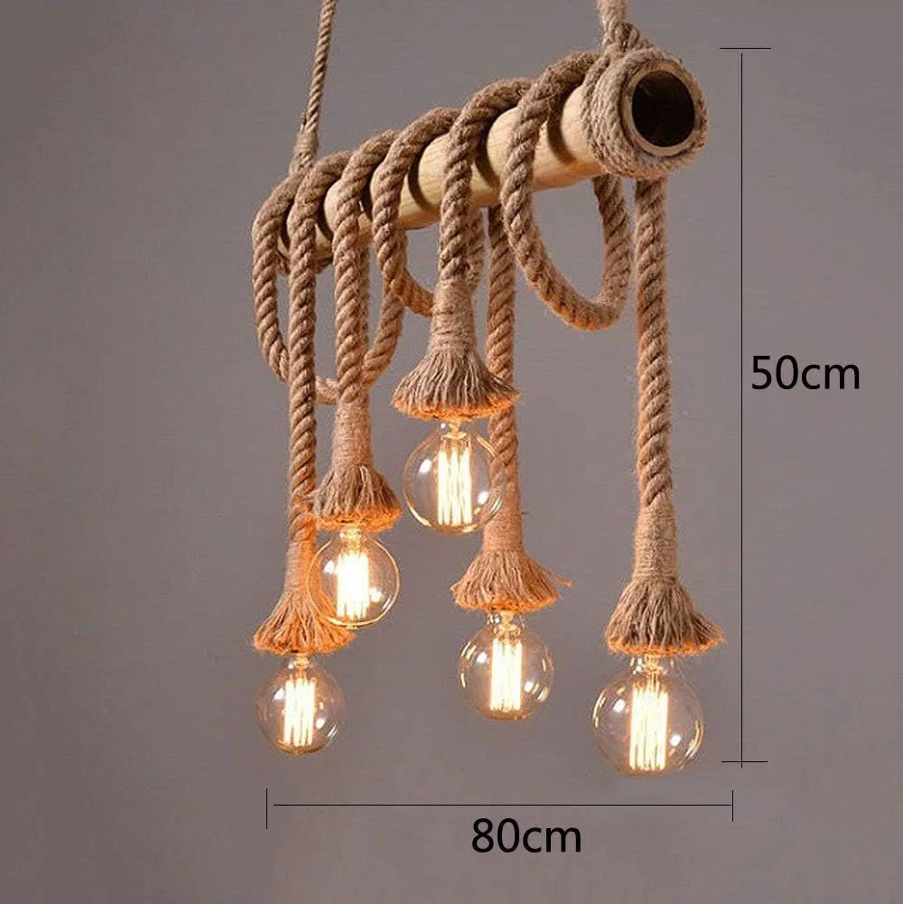 چراغ آویز طنابی LED وینتیج MY1MEY با سرپیچ E27 و 5 شعله چراغ آویز طنابی LED وینتیج MY1MEY با سرپیچ E27 و 5 شعله