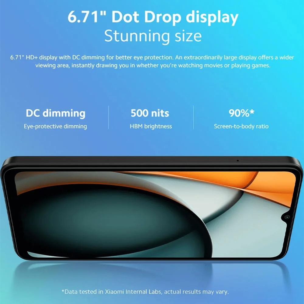 شیائومی Redmi A3، رم 4 گیگابایت | رام 128 گیگابایت، صفحه نمایش 6.71 اینچی HD+ 90 هرتز، باتری 5000 میلی آمپر ساعت، 2 سیم کارت، دوربین دوگانه، (4G) مشکی | 1 سال گارانتی محلی شیائومی Redmi A3، رم 4 گیگابایت | رام 128 گیگابایت، صفحه نمایش 6.71 اینچی HD+ 90 هرتز، باتری 5000 میلی آمپر ساعت، 2 سیم کارت، دوربین دوگانه، (4G) مشکی | 1 سال گارانتی محلی