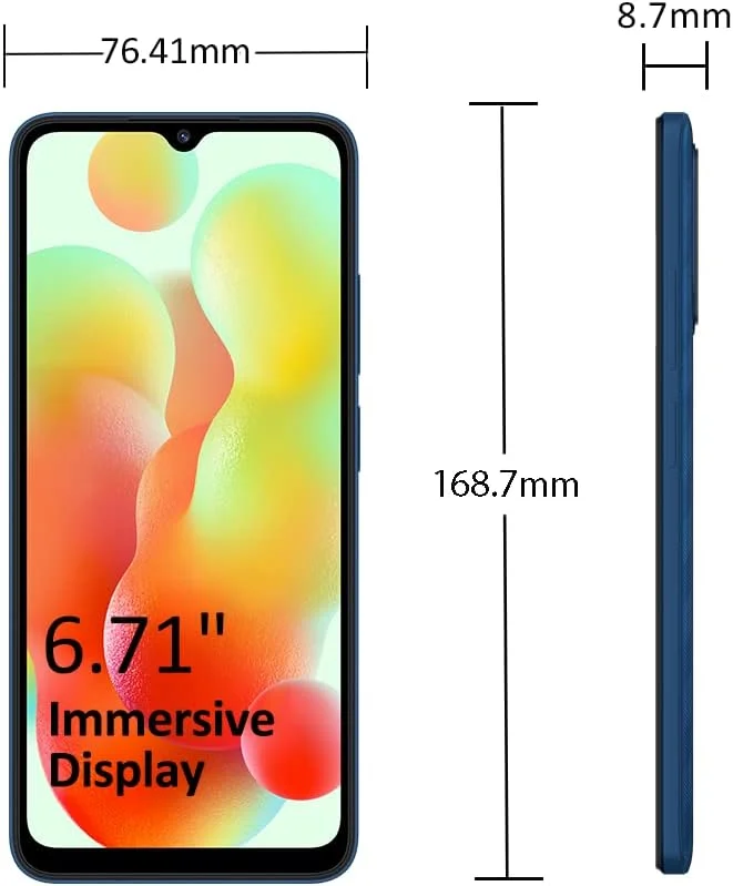 گوشی شیائومی Redmi (آبی اقیانوسی، 6 گیگابایت رم، 128 گیگابایت حافظه داخلی) مجهز به پردازنده قدرتمند MediaTek Helio G85، نمایشگر فراگیر 6.71 اینچی HD+، دوربین دوگانه 50 مگاپیکسلی با هوش مصنوعی، باتری بادوام 5000 میلی آمپر ساعتی، آبی اقیانوسی، C3T، Redmi 12C گوشی شیائومی Redmi (آبی اقیانوسی، 6 گیگابایت رم، 128 گیگابایت حافظه داخلی) مجهز به پردازنده قدرتمند MediaTek Helio G85، نمایشگر فراگیر 6.71 اینچی HD+، دوربین دوگانه 50 مگاپیکسلی با هوش مصنوعی، باتری بادوام 5000 میلی آمپر ساعتی، آبی اقیانوسی، C3T، Redmi 12C