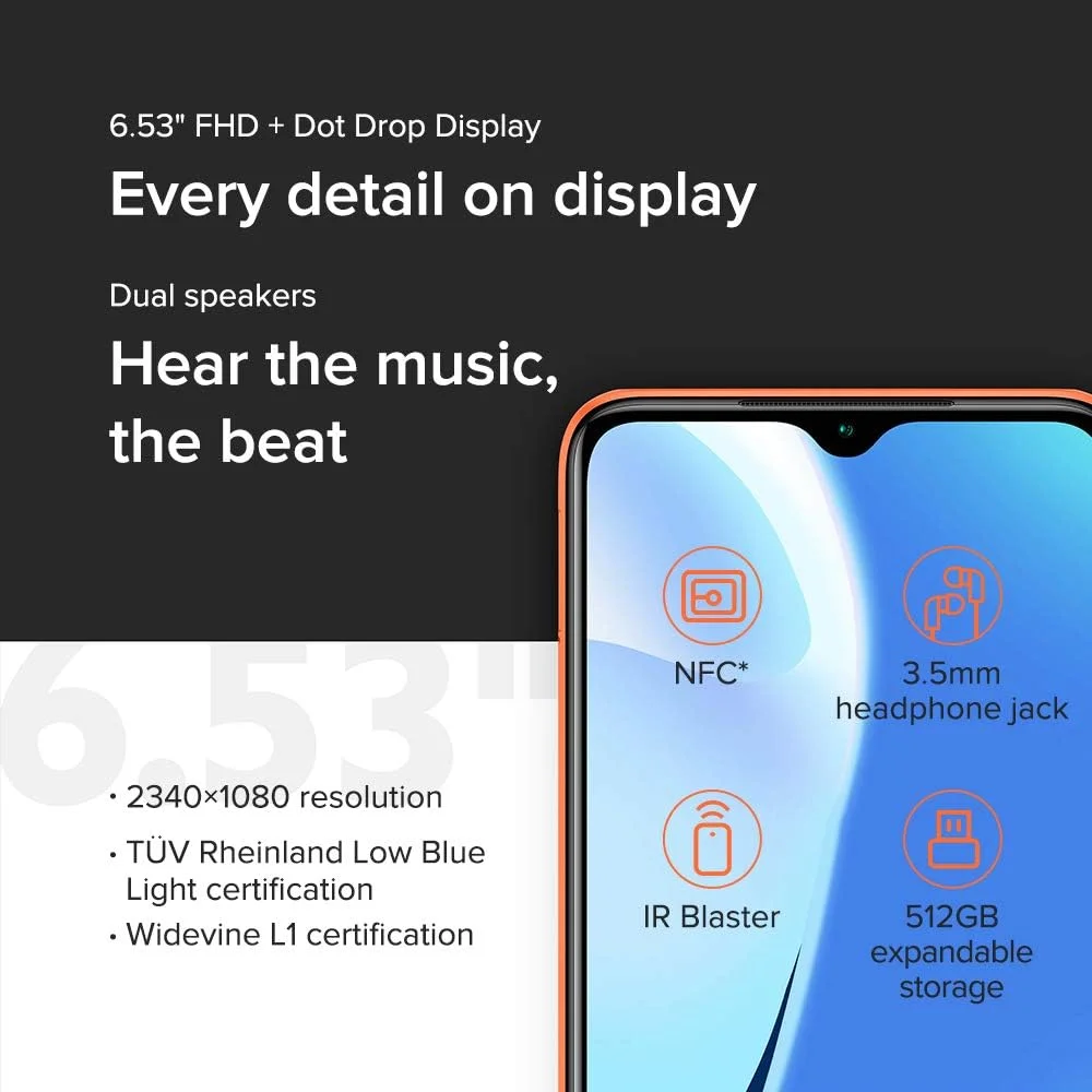 گوشی موبایل شیائومی Redmi 9T دو سیم کارت نارنجی طلوع آفتاب 4 گیگابایت رم 128 گیگابایت 4G LTE