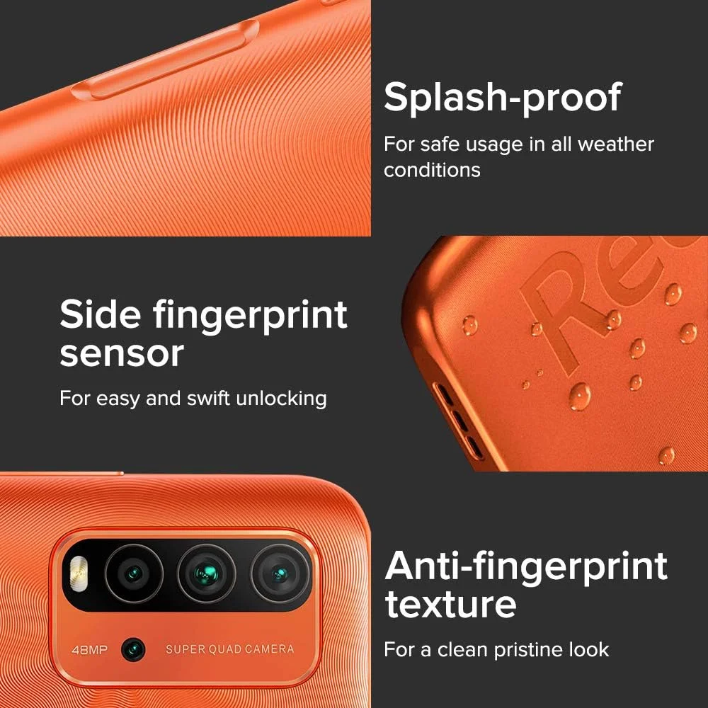 گوشی موبایل شیائومی Redmi 9T دو سیم کارت نارنجی طلوع آفتاب 4 گیگابایت رم 128 گیگابایت 4G LTE