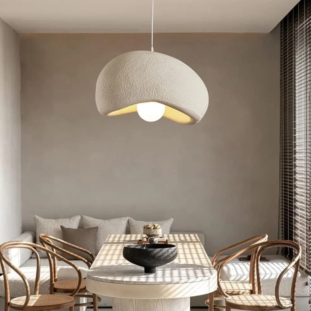 لوستر آویز THAKIE با طراحی ساده نوردیک و رزینی به سبک Wabi-sabi، چراغ آویز رستورانی به سبک ژاپنی، چراغ روشنایی قابل تنظیم E27، مناسب برای آشپزخانه و رستوران (رنگ: A، اندازه: 29 * 15 سانتی متر) لوستر آویز THAKIE با طراحی ساده نوردیک و رزینی به سبک Wabi-sabi، چراغ آویز رستورانی به سبک ژاپنی، چراغ روشنایی قابل تنظیم E27، مناسب برای آشپزخانه و رستوران (رنگ: A، اندازه: 29 * 15 سانتی متر)