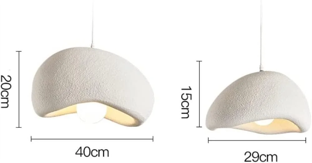 لوستر آویز ساده نوردیک THAKIE، چراغ آویز رزینی به سبک Wabi-sabi، چراغ آویز رستورانی به سبک ژاپنی، چراغ روشنایی قابل تنظیم E27، مناسب برای آشپزخانه و رستوران (رنگ: A، سایز: 40 * 20 سانتی متر) لوستر آویز ساده نوردیک THAKIE، چراغ آویز رزینی به سبک Wabi-sabi، چراغ آویز رستورانی به سبک ژاپنی، چراغ روشنایی قابل تنظیم E27، مناسب برای آشپزخانه و رستوران (رنگ: A، سایز: 40 * 20 سانتی متر)