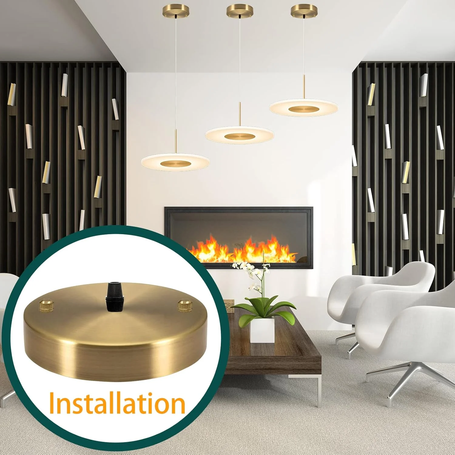 کیت سایبان چراغ VTYXCTIGJ طلایی، صفحه نور سقفی لوستر وینتیج 4.7 اینچی US UL برای چراغ آویز کیت سایبان لوستر با تمام سخت افزارهای نصب، صفحه پوشش فیکسچر نور برای نصب آسان کیت سایبان چراغ VTYXCTIGJ طلایی، صفحه نور سقفی لوستر وینتیج 4.7 اینچی US UL برای چراغ آویز کیت سایبان لوستر با تمام سخت افزارهای نصب، صفحه پوشش فیکسچر نور برای نصب آسان