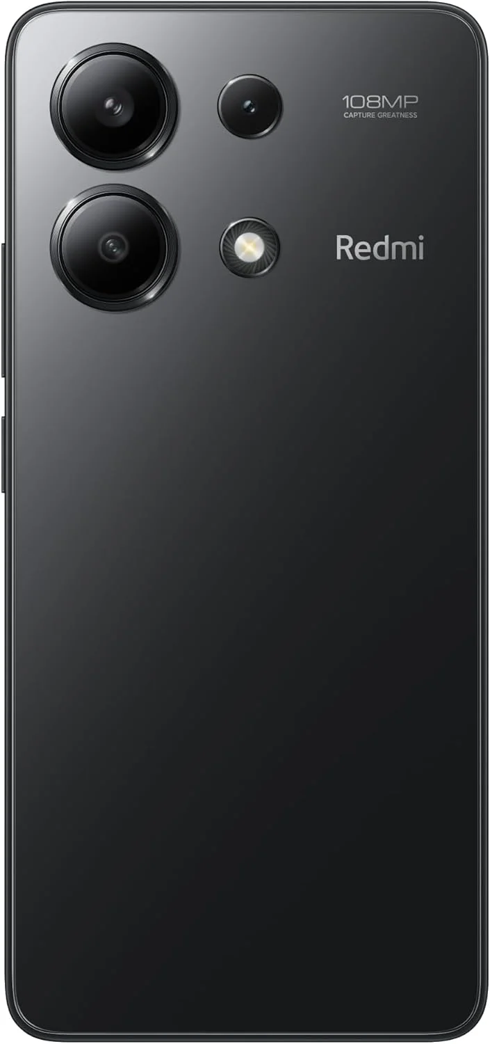 گوشی موبایل شیائومی Redmi Note 13 (مشکی نیمه شب، 8 گیگابایت رم، 256 گیگابایت حافظه) - دوربین سه گانه فوق العاده شفاف 108 مگاپیکسلی | صفحه نمایش 120 هرتز FHD+AMOLED | تجربه تماشای فراگیر با حاشیه های فوق العاده نازک