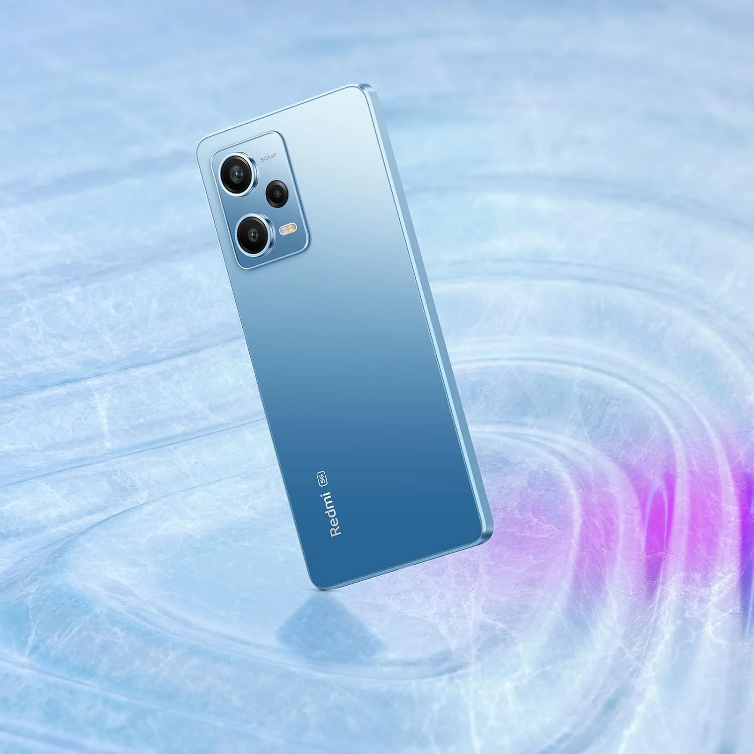 گوشی موبایل شیائومی Redmi Note 12 Pro با 12 گیگابایت رم و 256 گیگابایت حافظه داخلی، رنگ آبی یخ زده، دو سیم کارت، دوربین 50 مگاپیکسلی، پردازنده MediaTek Dimensity 1080، نمایشگر 120 هرتز Pro AMOLED و شارژ توربو 67 واتی
