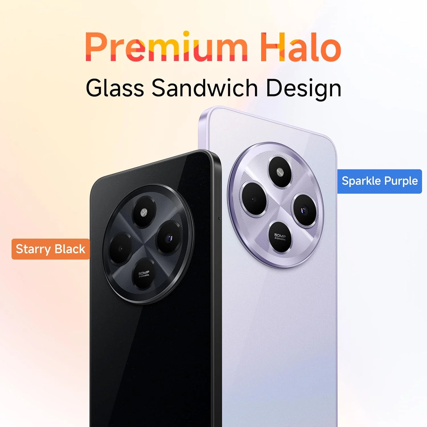 Redmi A4 5G (بنفش درخشان، 4 گیگابایت رم، 128 گیگابایت حافظه) | عرضه جهانی SD 4s Gen 2 | بزرگترین صفحه نمایش 6.88 اینچی 120 هرتز در این رده | دوربین دوگانه 50 مگاپیکسلی | شارژ سریع 18 واتی