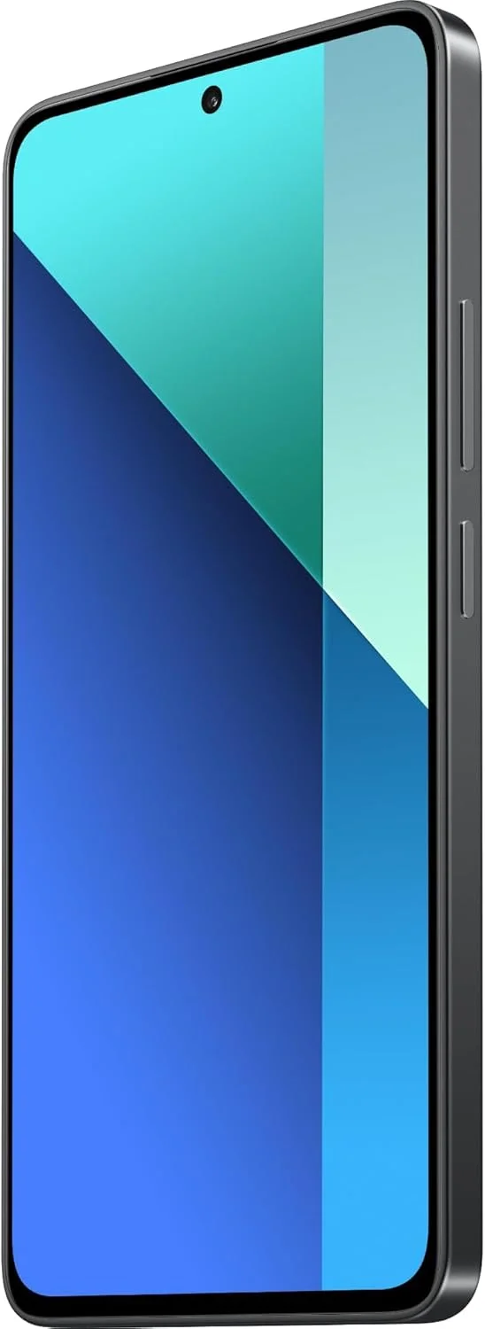 گوشی موبایل شیائومی Redmi Note 13 (مشکی نیمه شب، 8 گیگابایت رم، 256 گیگابایت حافظه) - دوربین سه گانه فوق العاده شفاف 108 مگاپیکسلی | صفحه نمایش 120 هرتز FHD+AMOLED | تجربه تماشای فراگیر با حاشیه های فوق العاده نازک