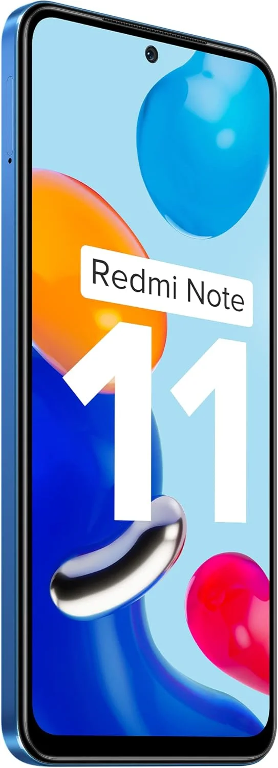 گوشی موبایل شیائومی Redmi Note 11 دو سیم کارت (آبی هورایزن، 6 گیگابایت رم، 128 گیگابایت حافظه داخلی) (بازسازی شده)