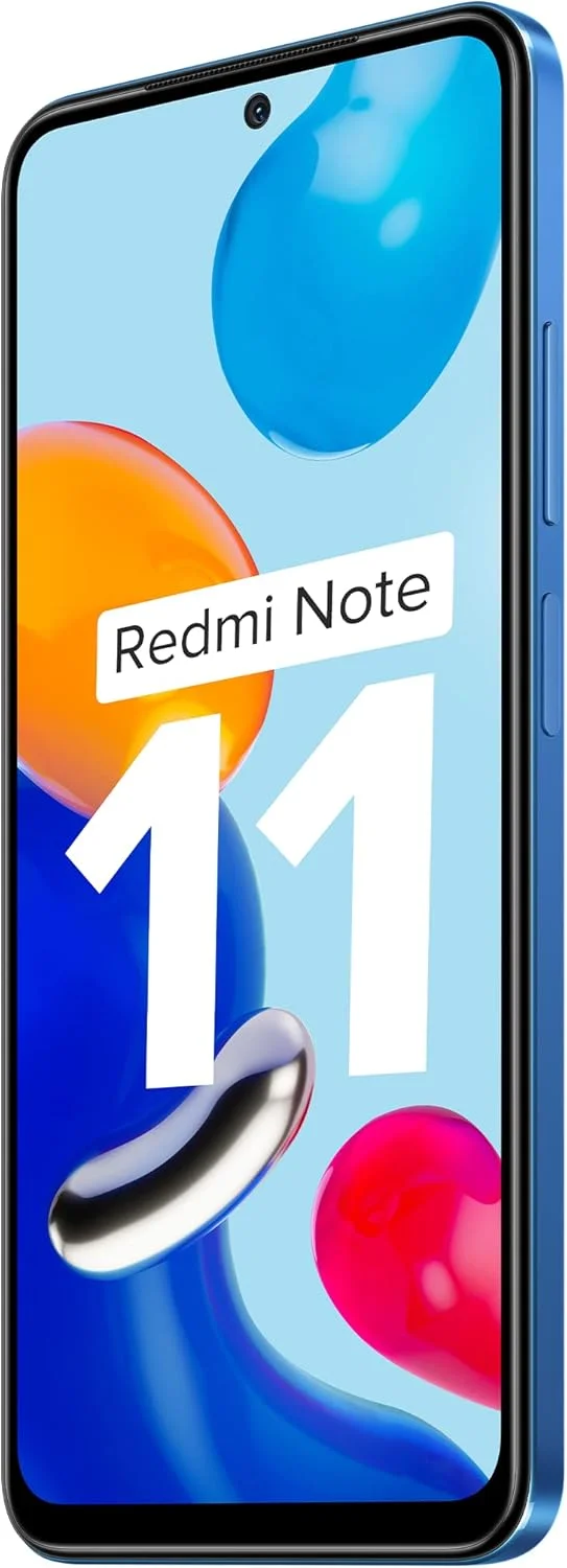 گوشی موبایل شیائومی Redmi Note 11 دو سیم کارت (آبی هورایزن، 6 گیگابایت رم، 128 گیگابایت حافظه داخلی) (بازسازی شده)