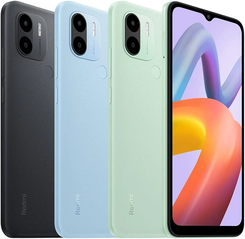 شیائومی Redmi A2+ (سبز روشن، 3 گیگابایت رم، 64 گیگابایت حافظه) - دوربین دوگانه 8 مگاپیکسلی AI | حسگر اثر انگشت در پشت | باتری 5000 میلی آمپر ساعتی (typ) | پردازنده هشت هسته ای