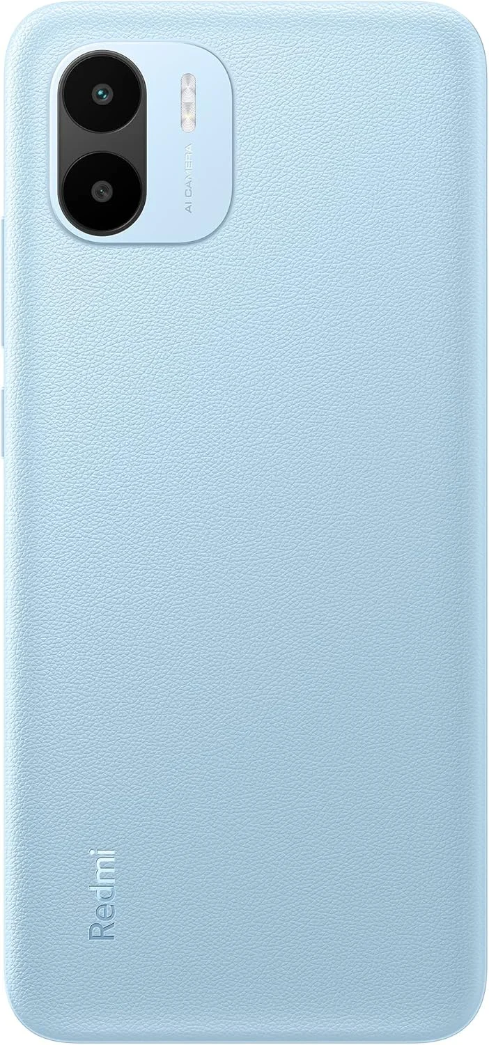 Redmi A1 (آبی روشن، 2 گیگابایت رم، 32 گیگابایت حافظه) | Helio A22 | باتری 5000 میلی آمپر ساعت | دوربین دوگانه 8 مگاپیکسلی AI | طراحی بافت چرمی | اندروید 12